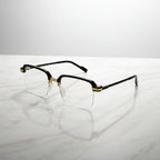 Stylish Black Golden Reading glasses For Men and Women -3GBRG