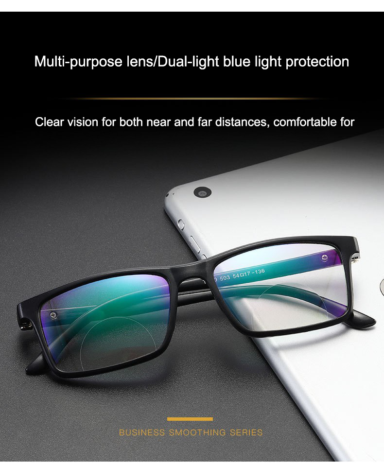 Bi-Focal Crystal Clear Full frame Intelligent Zoom Reading Glasses(1BFRG1)