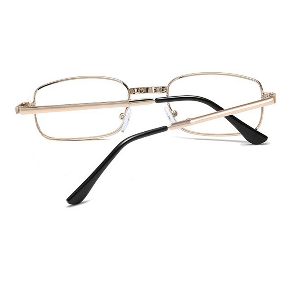 Metal Golden Foldable Adaptive One Power Reading Glasses (1MGFRG)