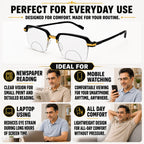 Stylish Black Golden Phothochromatic Bifocal Reading glasses For Men and Women -2PGBRG